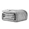 Grey King Size Plush Blanket Soft Warm Lightweight Microfiber Bed Throw
